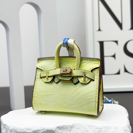 K10 Mini Horsehair Leather Platinum Bag