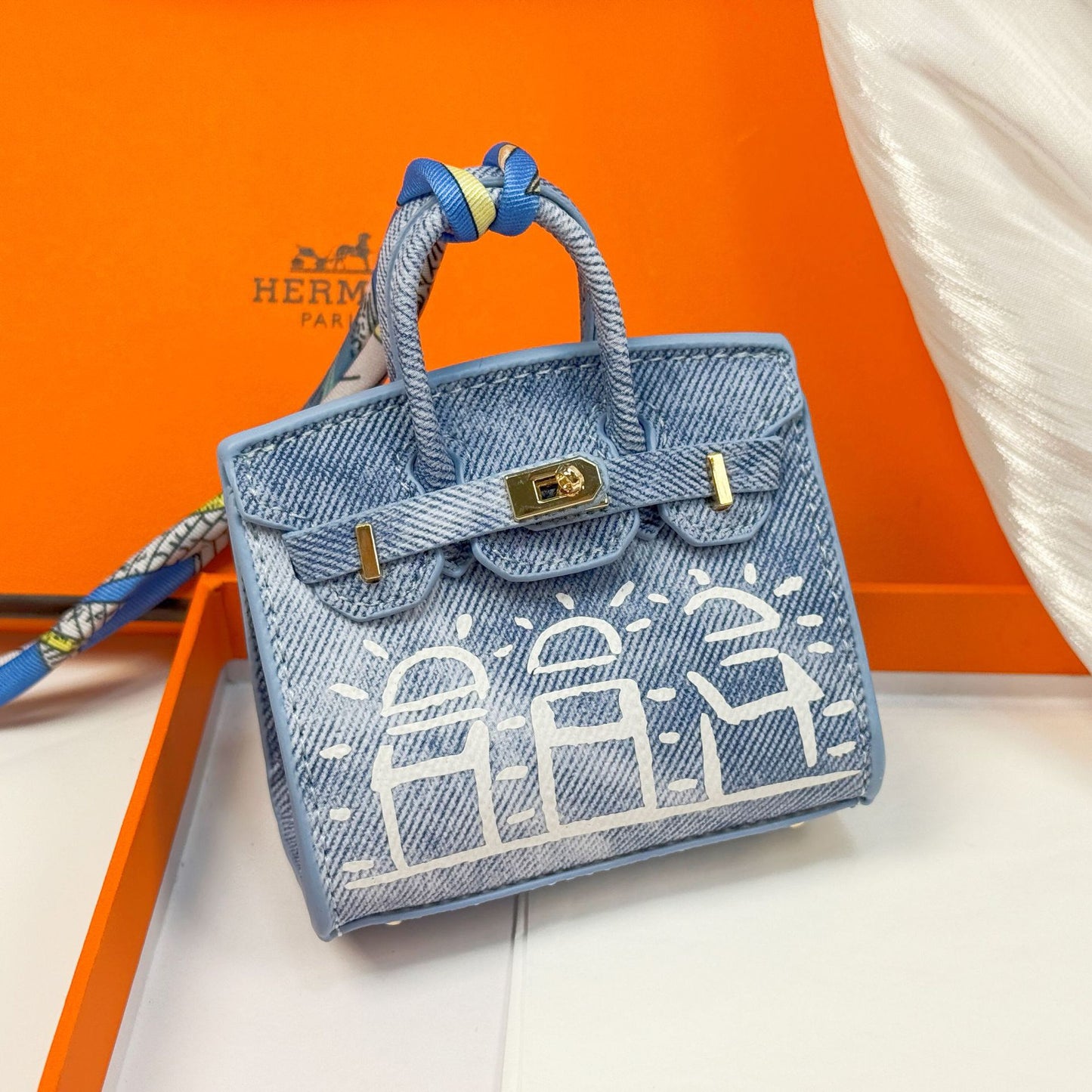 K11 Mini Painted Little House Bag