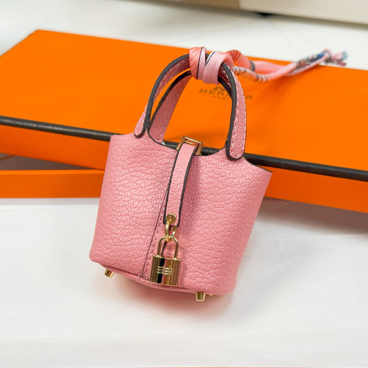 K7 Mini Solid-Color Bucket Bag