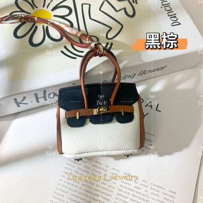 K4 Mini Two-Tone Handbag