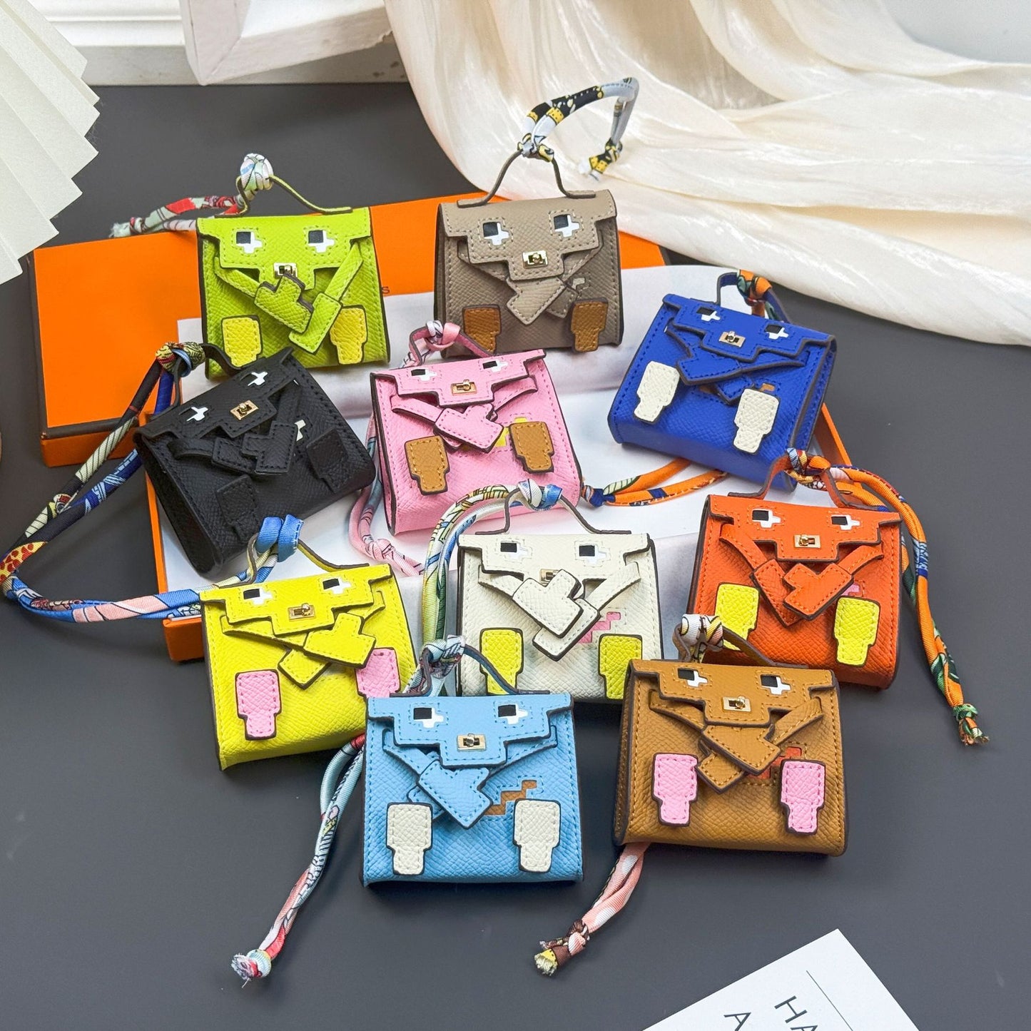 K5 Mini Smiley Face Bag & Mosaic Doll Bag