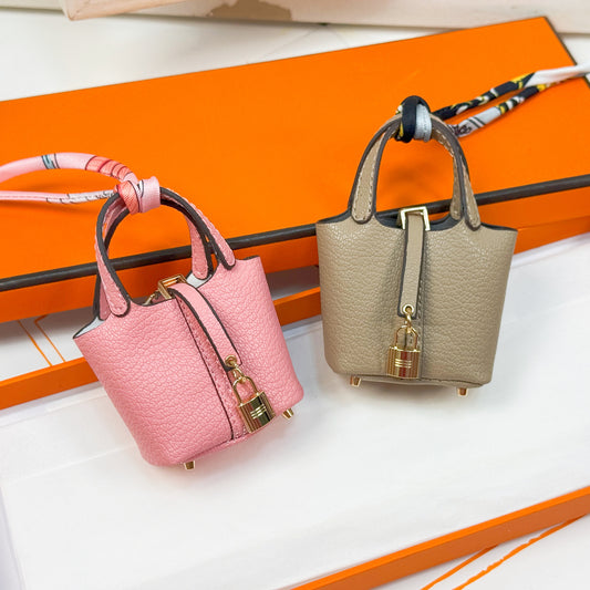 K7 Mini Solid-Color Bucket Bag